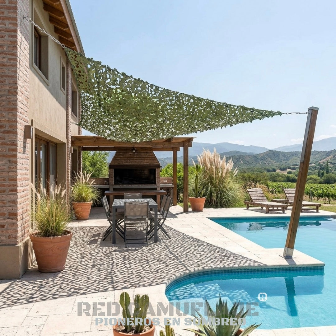 Red Woodland Premium Triangular Reforzada