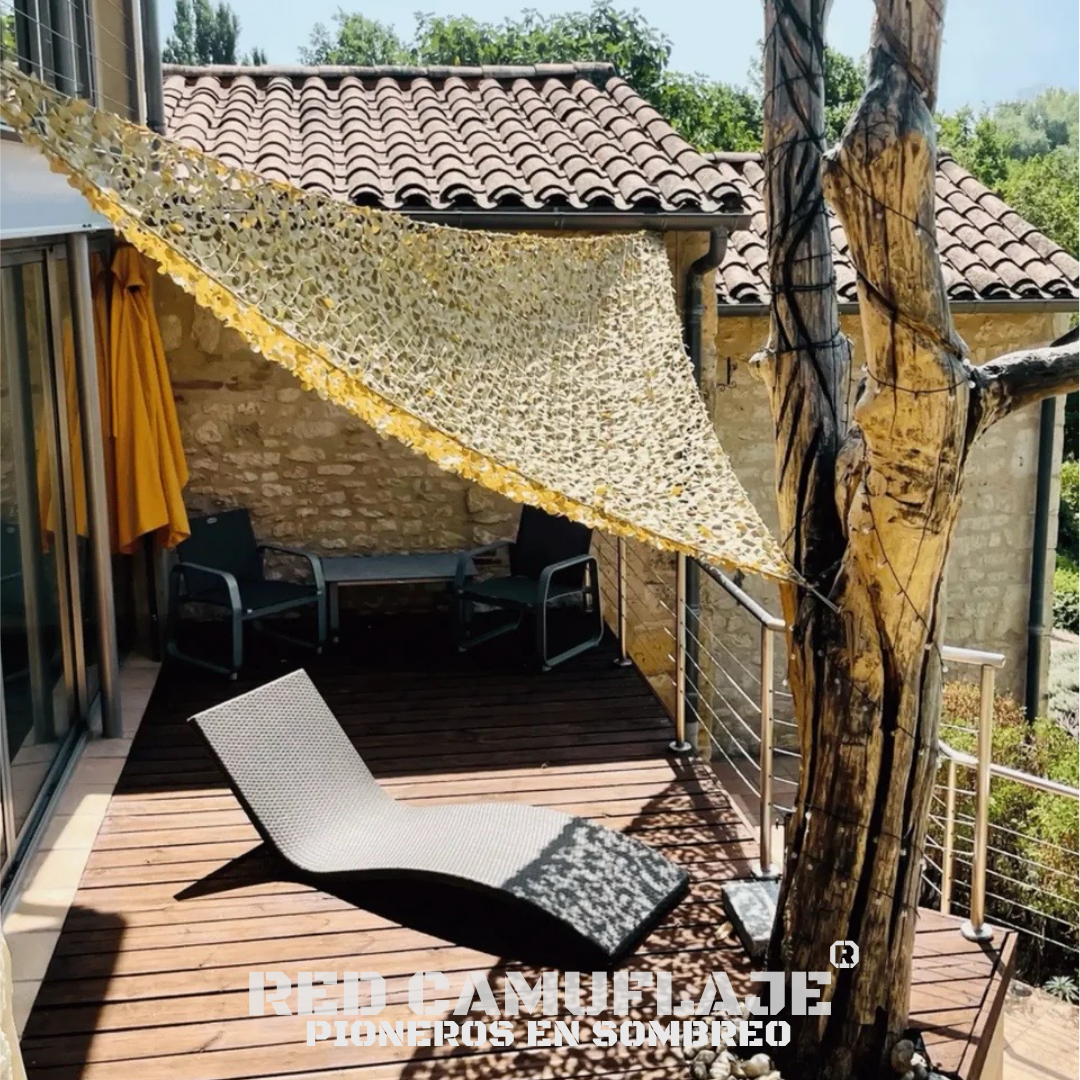 Red Desert Premium Triangular Reforzada | Color: Arena | Lista para colgar