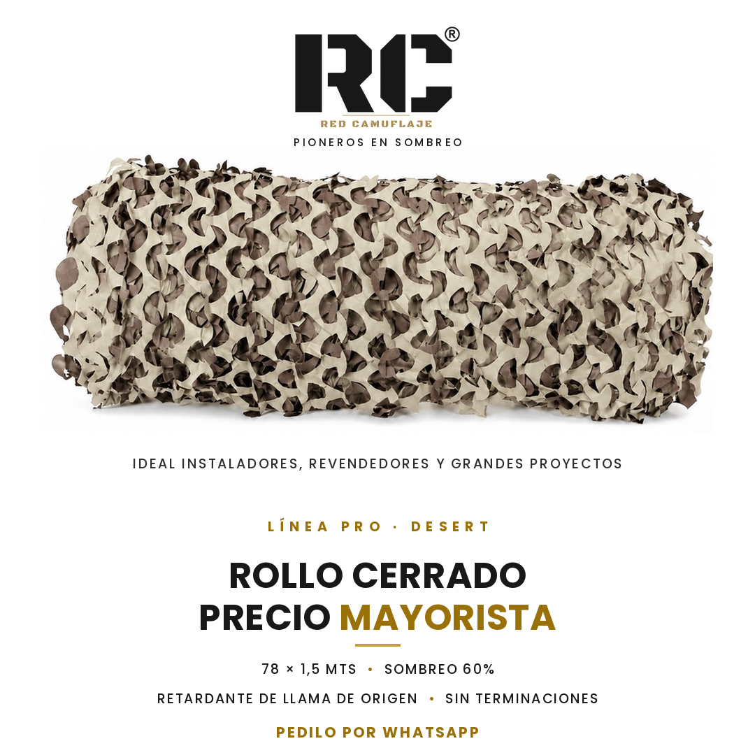 Rollo Cerrado Pro Desert