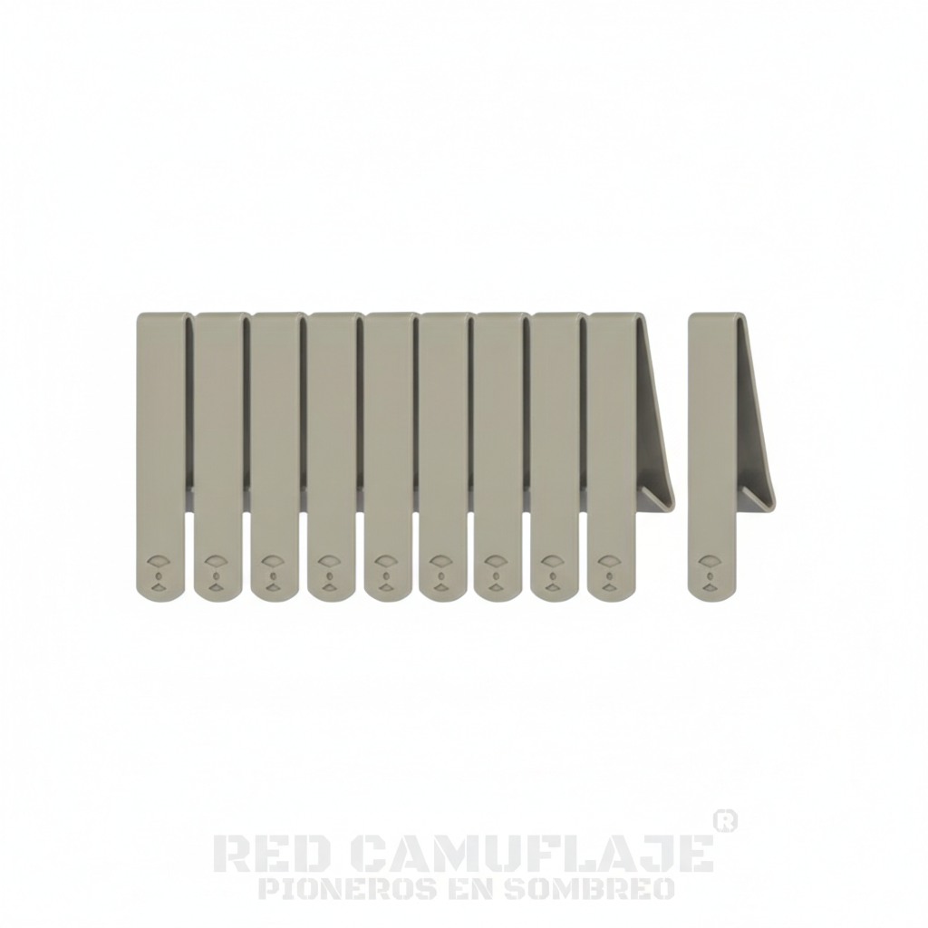 GANCHO CORTINA PINZA PACK X10U