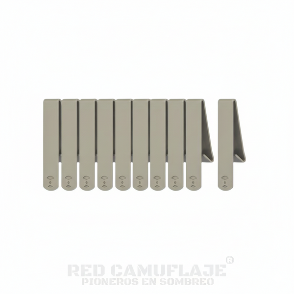 Gancho cortina pinza x 10 unidades