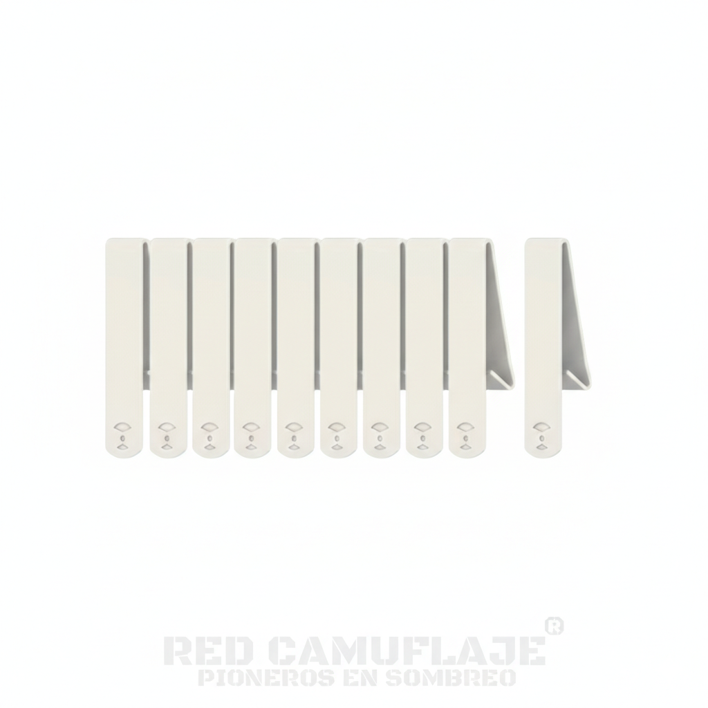 GANCHO CORTINA PINZA PACK X10U