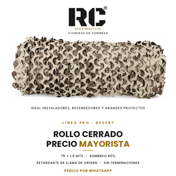 Rollo Cerrado Pro Desert